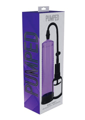 Pumped Basic Pump 2 Water Resistant Silicone Penis Pump - Purple