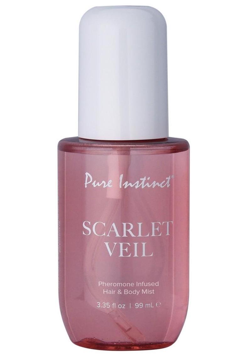 Pure Instinct Pheromone Hair and Body Mist - Scarlet Veil - 3.35oz/99ml