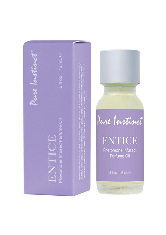 Pure Instinct Pheromone Perfume Oil Dropper- Entice - 0.5oz/15ml