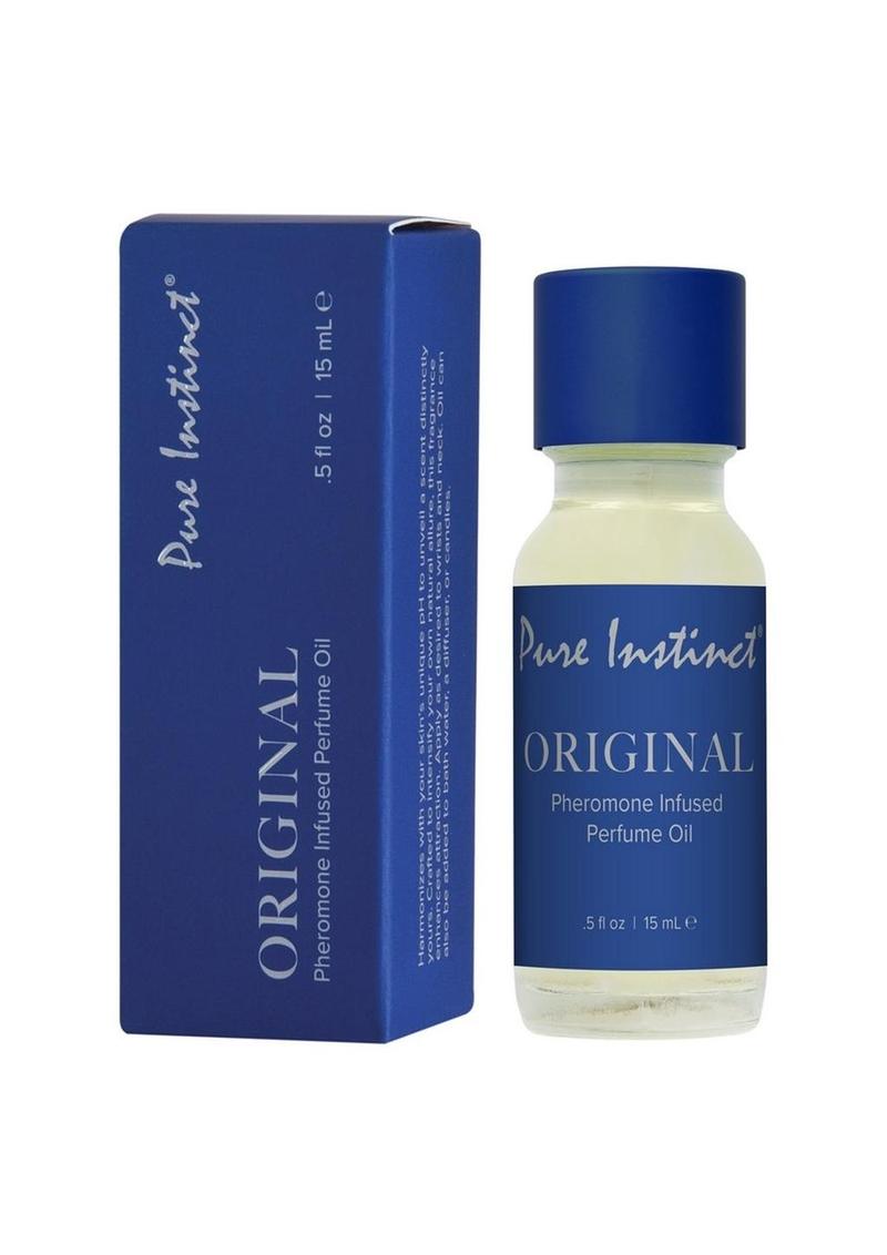 Pure Instinct Pheromone Perfume Oil Dropper- Original - 0.5oz/15ml