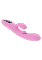 Waterproof rechargeable rabbit vibe with strong dual stimulation