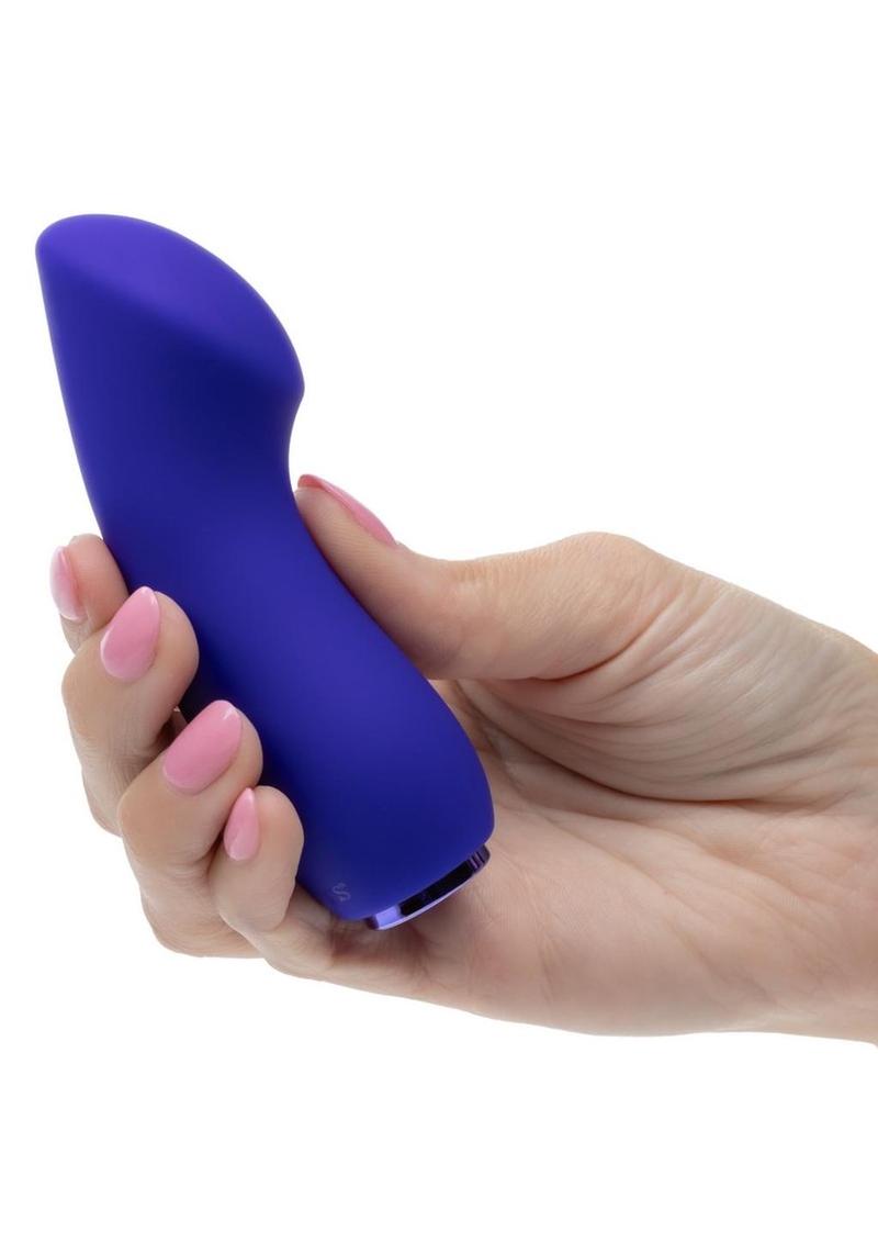 Raven G Pleaser waterproof mini vibrator angled head rechargeable silicone discreet portable G spot toy perfect for solo or couples play