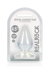 Realrock Crystal Clear Anal Plus - Clear - 4.5in