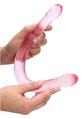 Realrock Crystal Clear Non Realistic Double Dildo