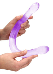 Realrock Crystal Clear Non Realistic Double Dildo