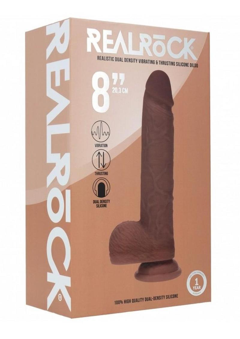Adult toy store thrusting realistic dildo