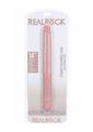 Realrock Realistic Skin Slim Double Ended Dong - Vanilla - 14in