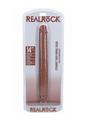 Realrock Realistic Skin Thick Double Ended Dong - Caramel - 14in