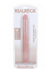 Realrock Realistic Skin Thick Double Ended Dong - Vanilla - 14in