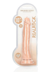 Realrock Skin Realistic Dildo Without Balls - Vanilla - 10in