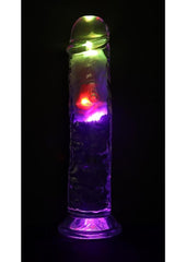 Realrock Vibrating Led Wireless Rechargeable Remote Control Straight Cock Female Sex Toy