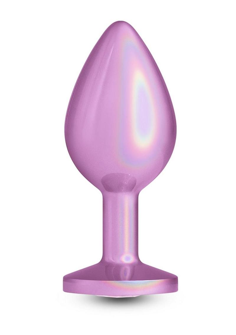 Rear Assets Anal Plug - Medium - Iridescent - Pink - Medium