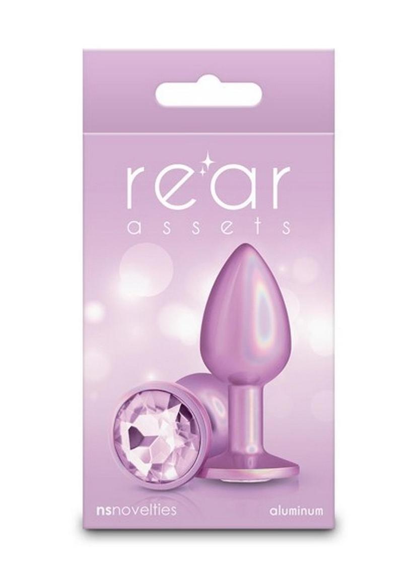 Rear Assets Anal Plug - Small - Iridescent - Pink - Small