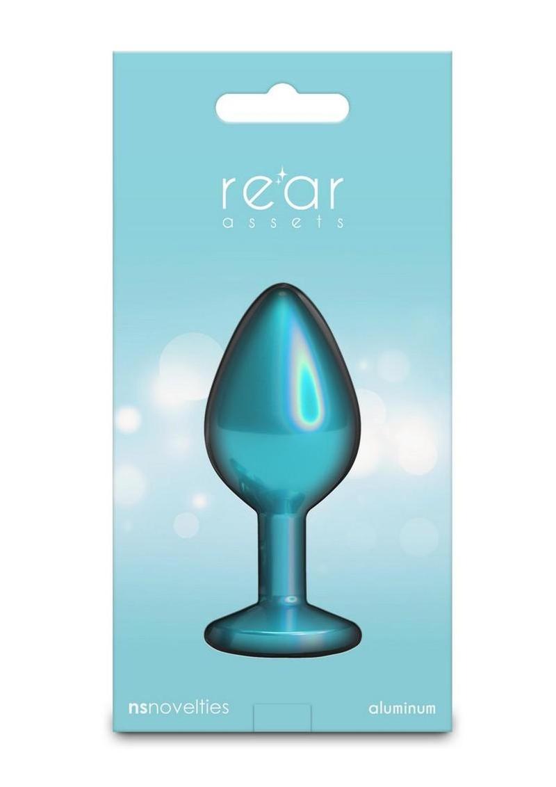 Elegant anal plug styled on satin fabric highlighting chrome finish and smooth contours