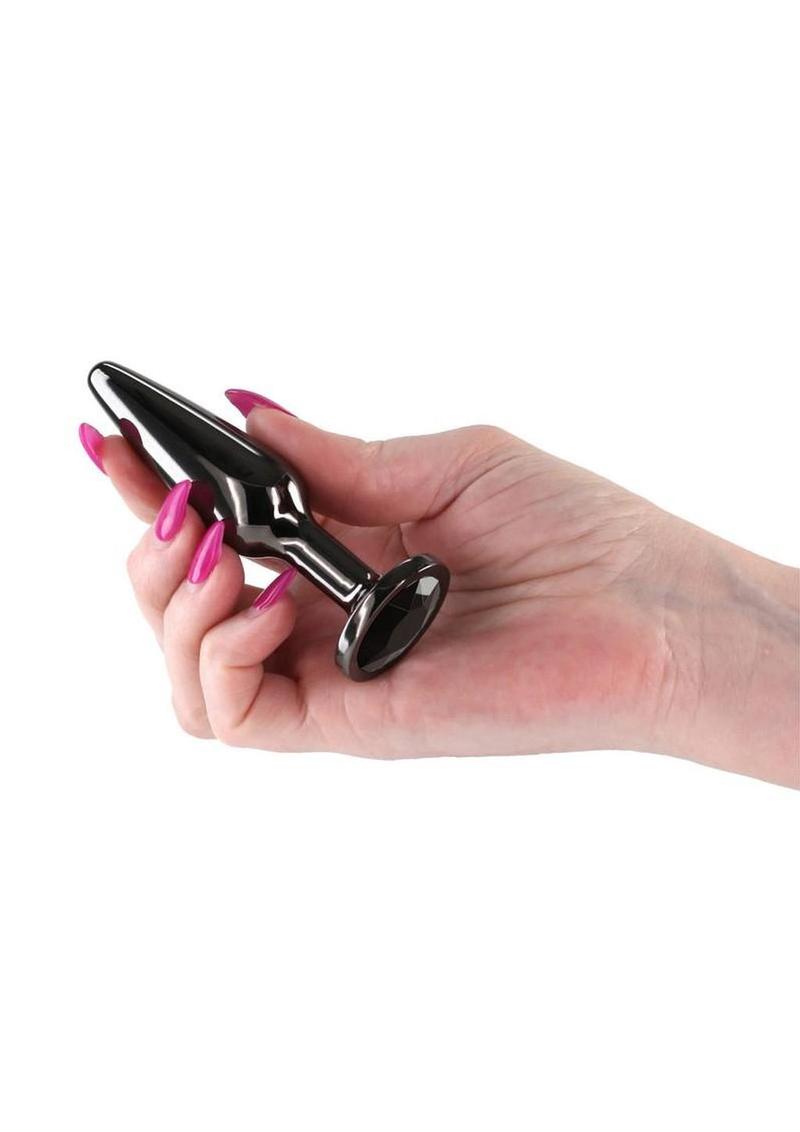 Rear Assets chrome tapered anal plug lightweight aluminum