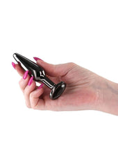 Rear Assets chrome tapered anal plug lightweight aluminum