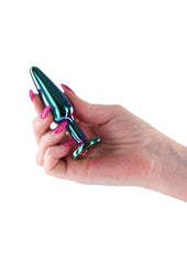 Lightweight aluminum anal plug for beginners
