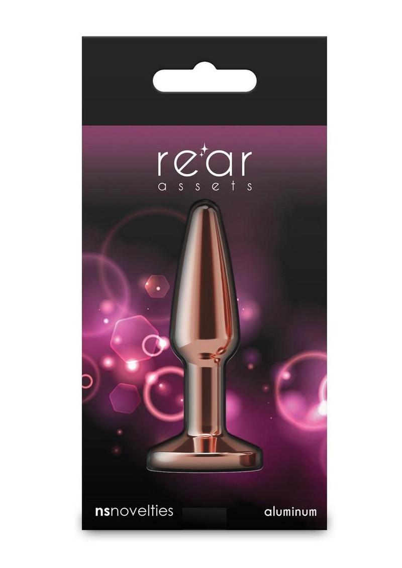 Lightweight aluminum anal plug for beginners