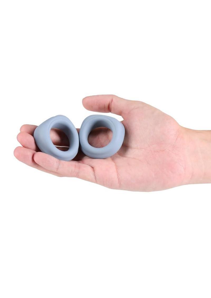 black penis rings two pack