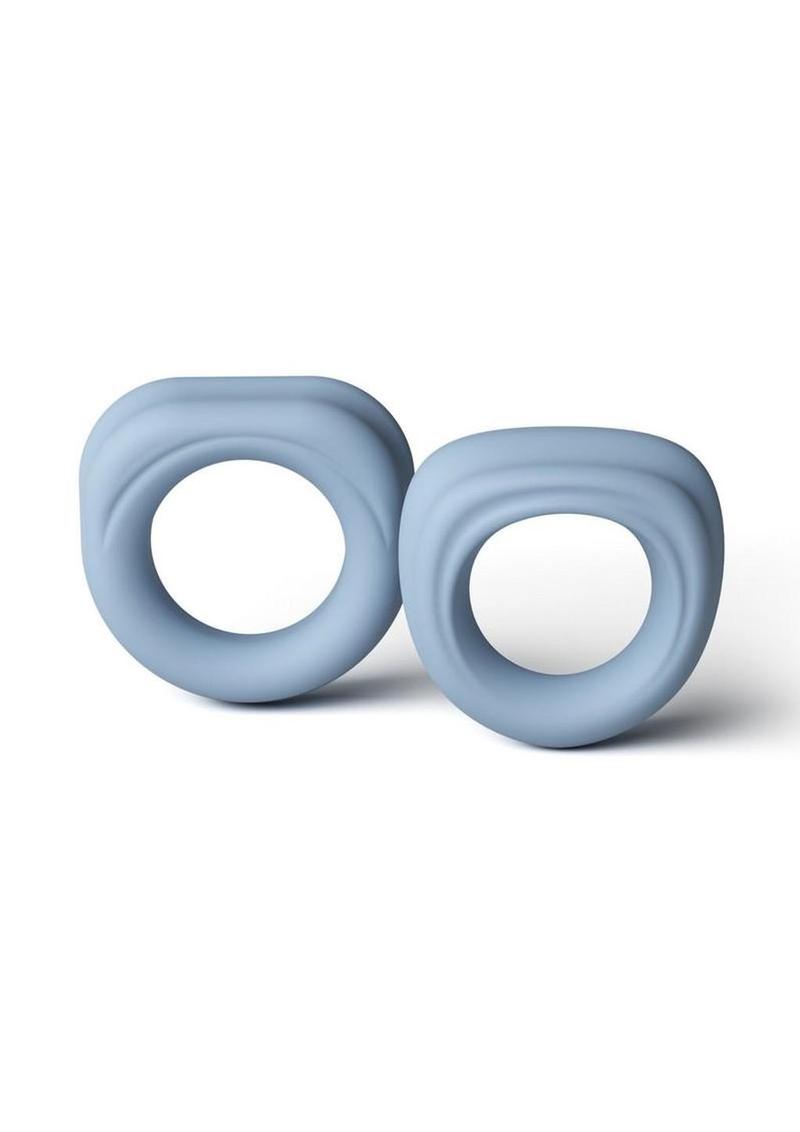 gray silicone cock ring set