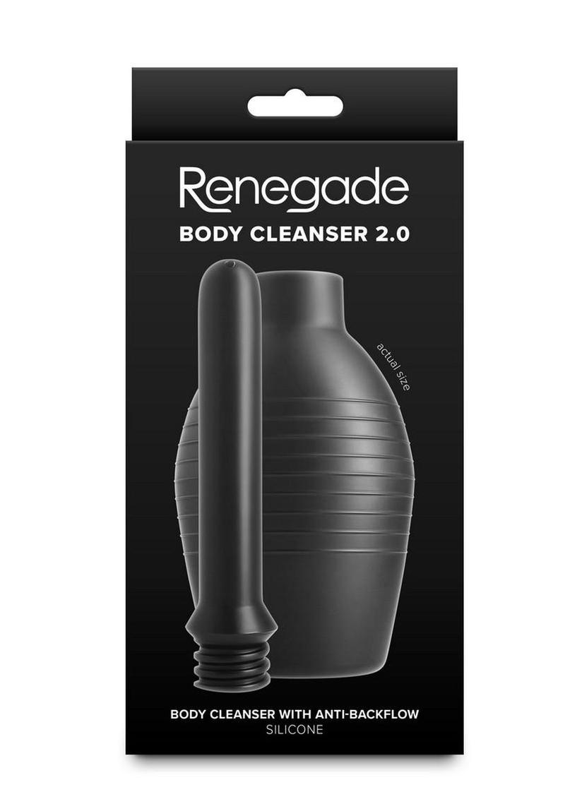 Renegade Body Cleanser 2.0 Silicone Enema - Black