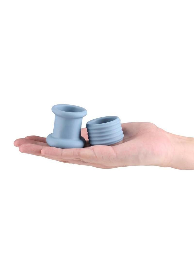 silicone cock and ball ring black