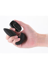 body safe silicone anal plug ribbed design adult toy