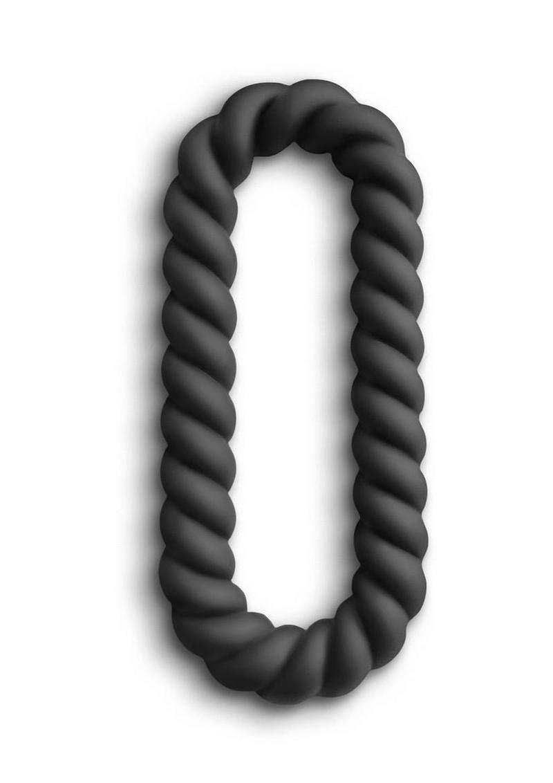 braided silicone dual cock ring