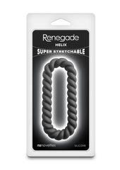 black twist cock and ball ring