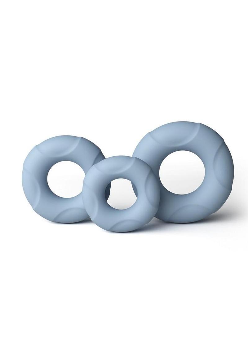 soft silicone c rings gray