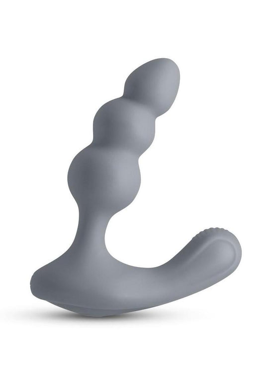 Renegade Triumph Rechargeable Silicone Vibrating Prostate Massager - Grey