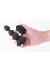 rechargeable vibrating anal bead plug with remote control