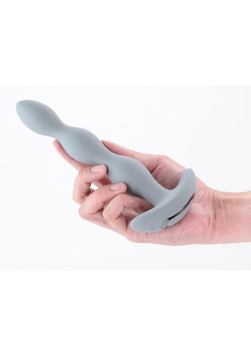 silicone vibrating anal beads with multiple motors