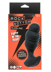 girthy black silicone anal toy
