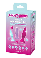 three piece anal training plug kit