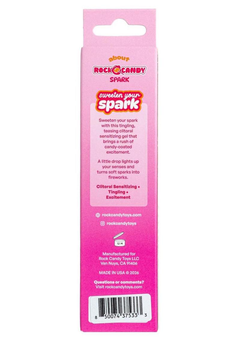 Tingling sensitizing gel close up detail