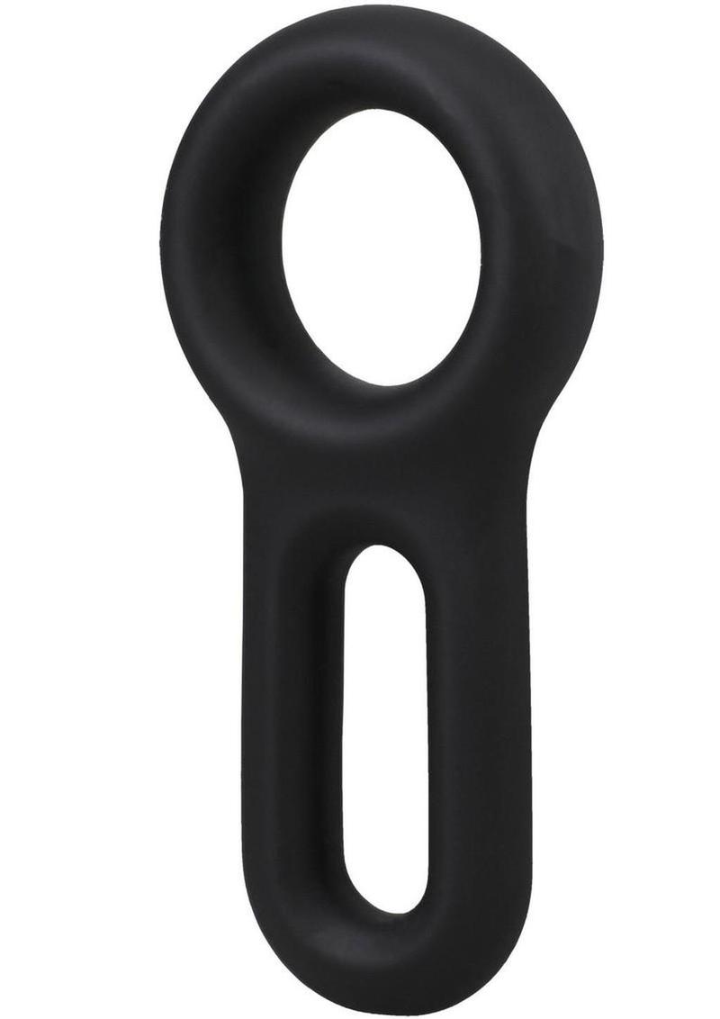 male sex toy silicone cock ring flexible fit
