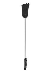 leather riding crop closeup
