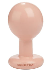 Round Butt Plug - Flesh - Medium - 3.5 Inch