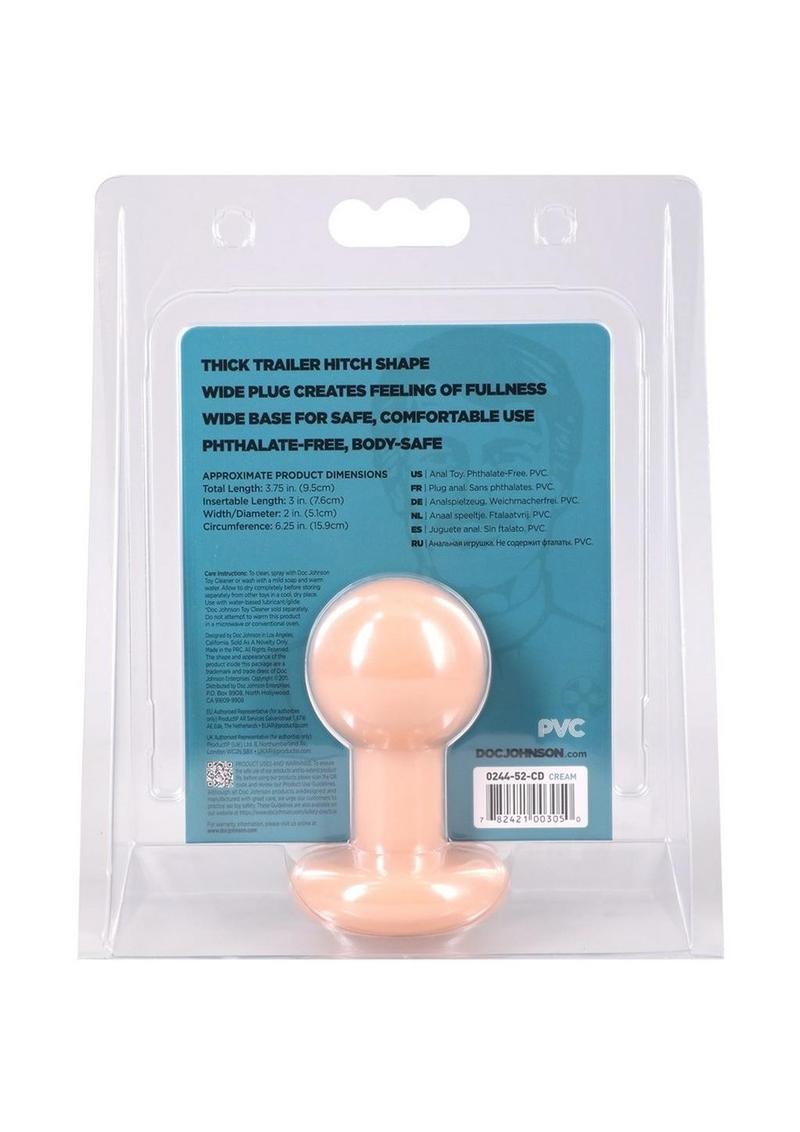 big butt plug flexible pvc anal toy
