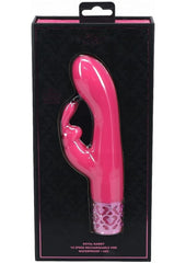 Royal Gems Royal Rabbit Rechargeable Silicone Vibrator - Pink