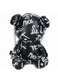 S-Line Bear Bag Pleather Writing - Black