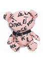 S-Line Bear Bag Pleather Writing - Pink