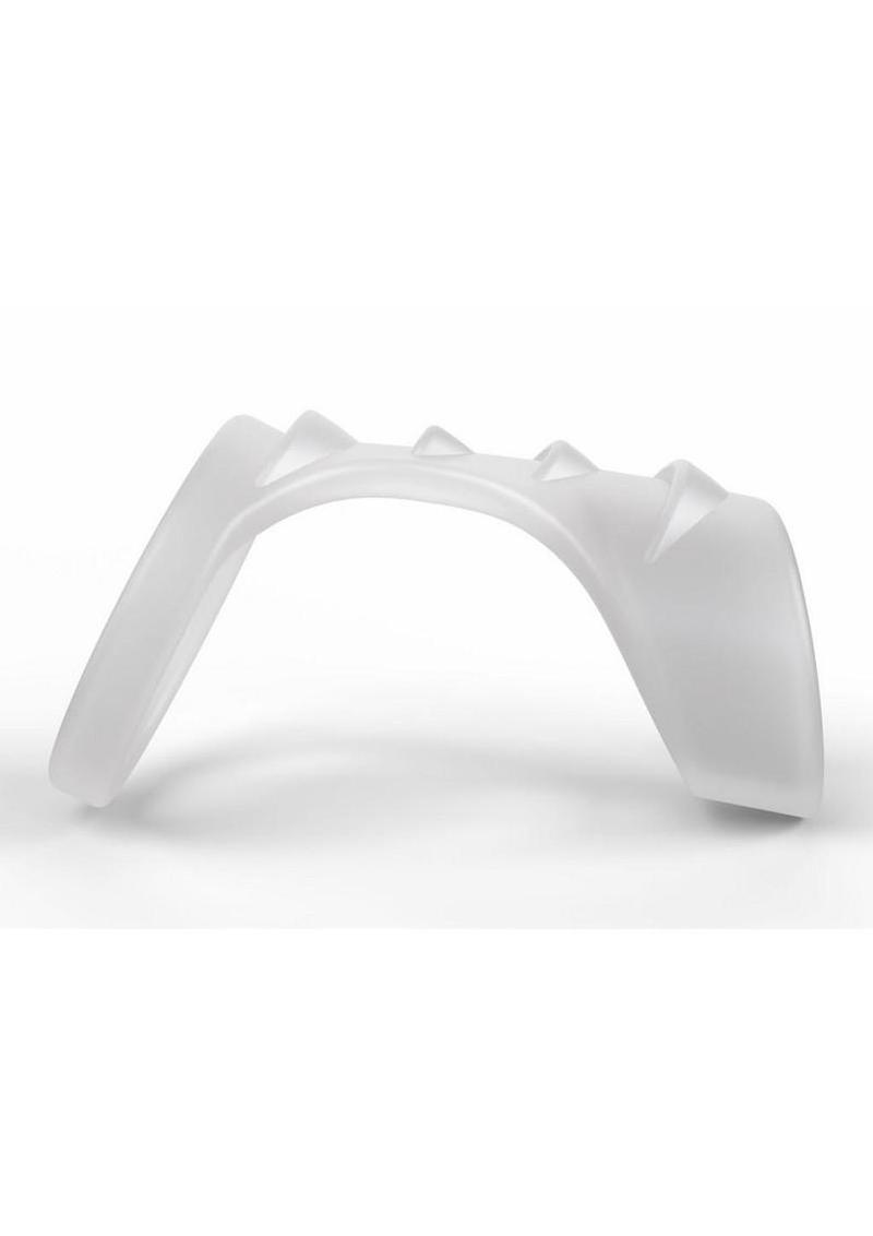 clear dragon texture cock ring