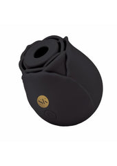 black rose air pulse clitoral stimulator rechargeable silicone
