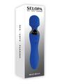 Selopa Blue Belle Silicone Rechargeable Dual End Vibrating Wand