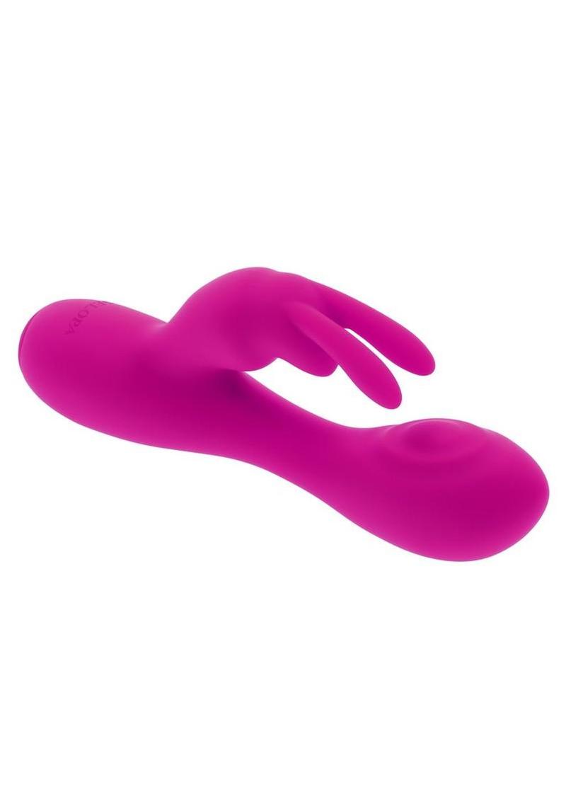 rabbit vibrator angled for G-spot targeting