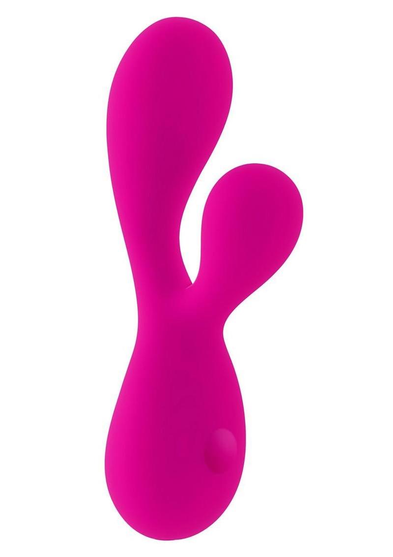 rabbit vibrator angled for G-spot targeting