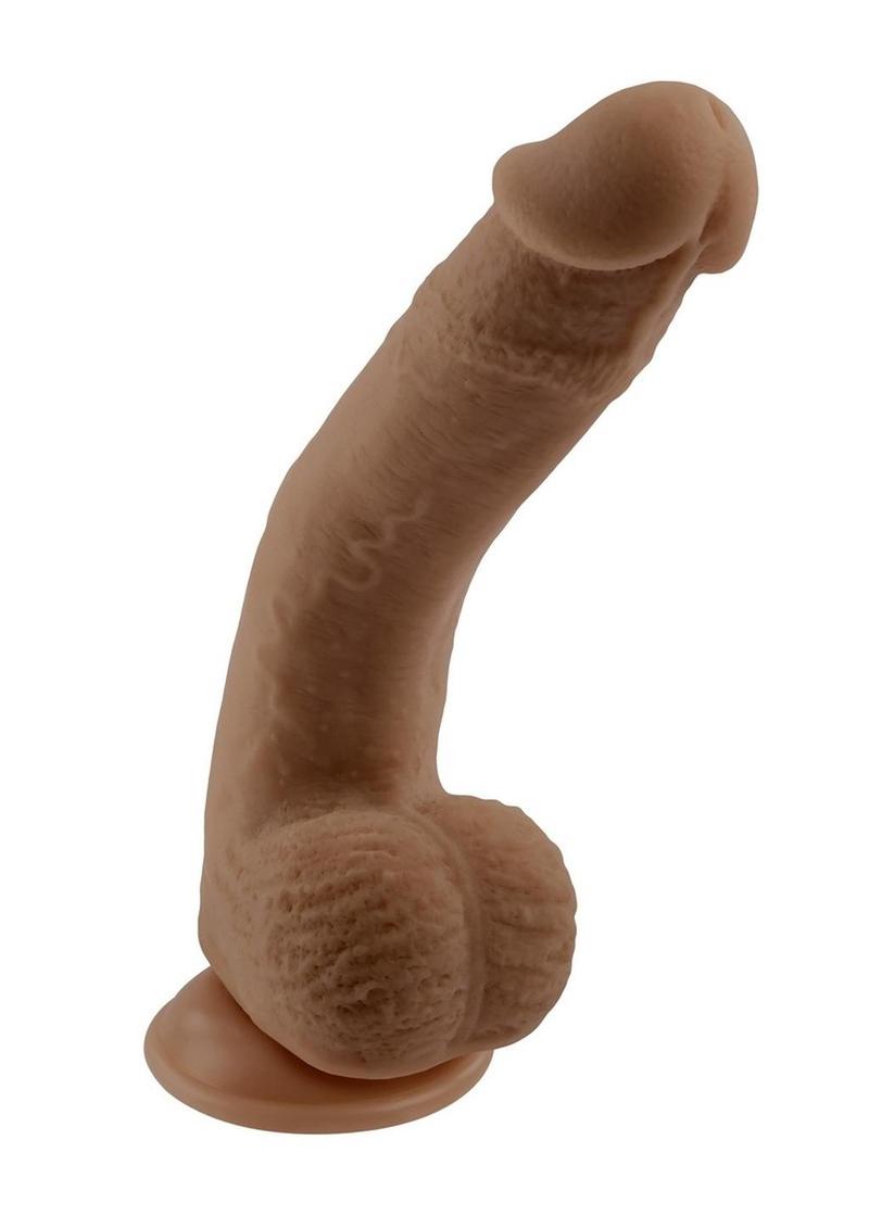 Selopa Natural Feel Flexskin Dildo - Chocolate - 7in