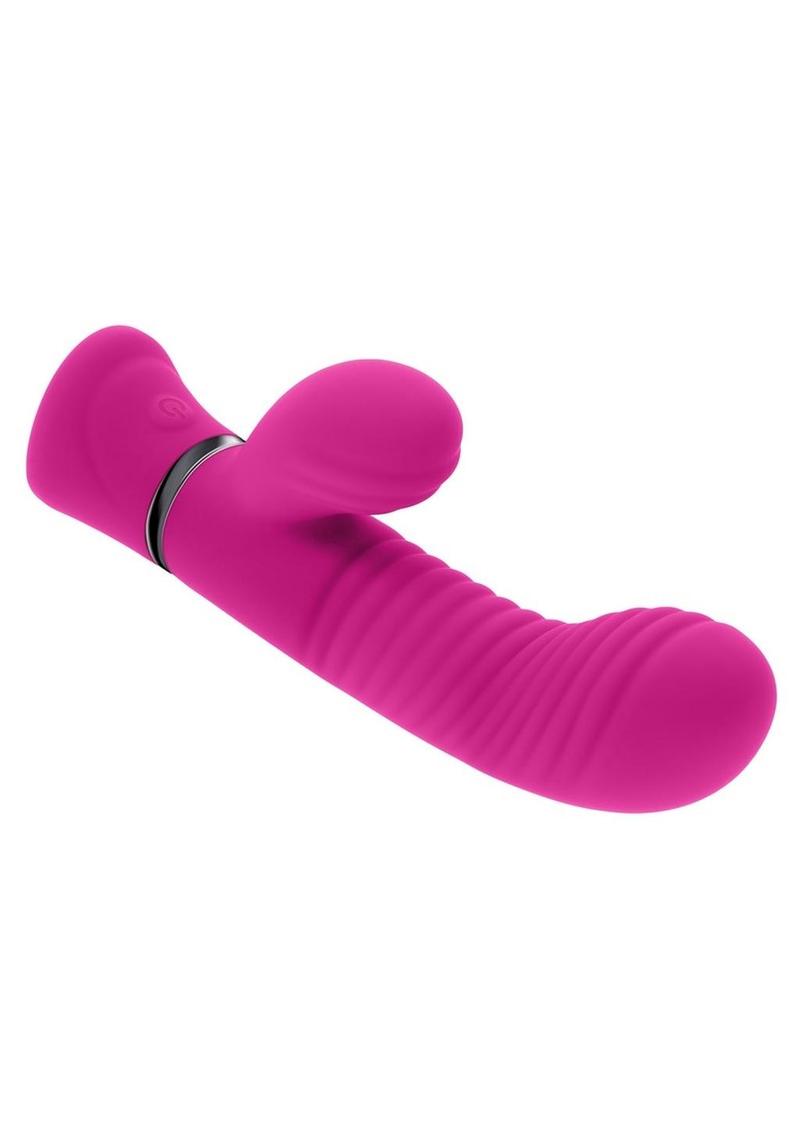 Selopa Next Wave Rechargeable Silicone Rabbit Vibrator - Pink